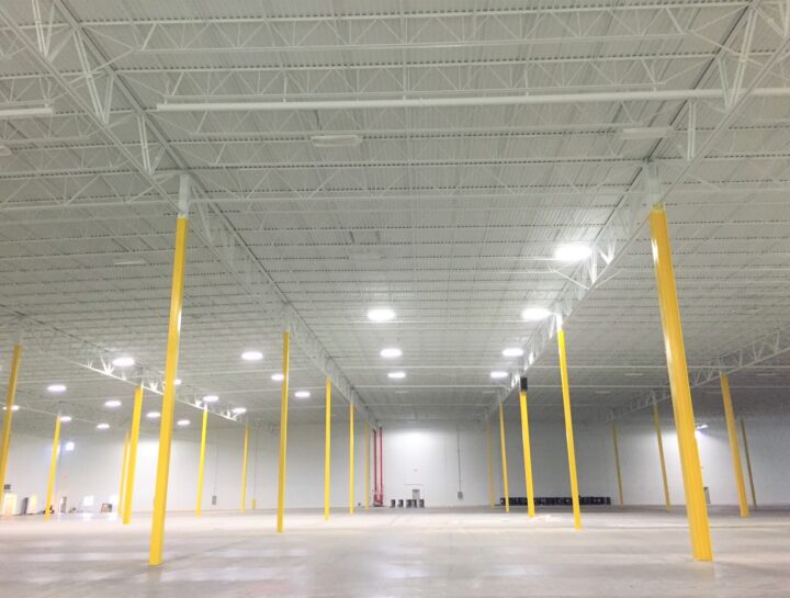 interior commercial painting of warehouse in Ohio Commercial Interior Painting