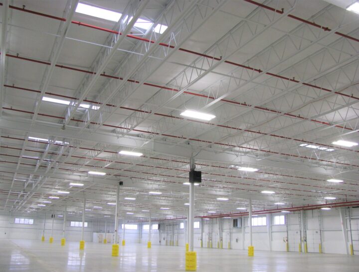 interior commercial painting of warehouse in Ohio Commercial Interior Painting
